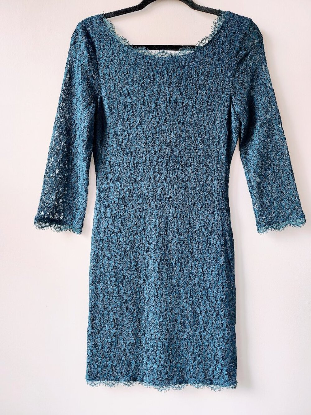 Babaton Teal Lace Dress
